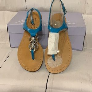 Marc Fisher Blue Sandels